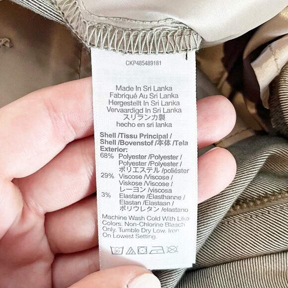 Madewell The Petite Turner Tapered Cargo Pants in Yarn Dye Gray 4 Petite - Picture 9 of 10